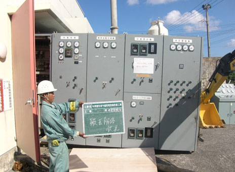 �Ί_���@�d�C �^�ߍ���`�\�����d�ݔ��ݒu